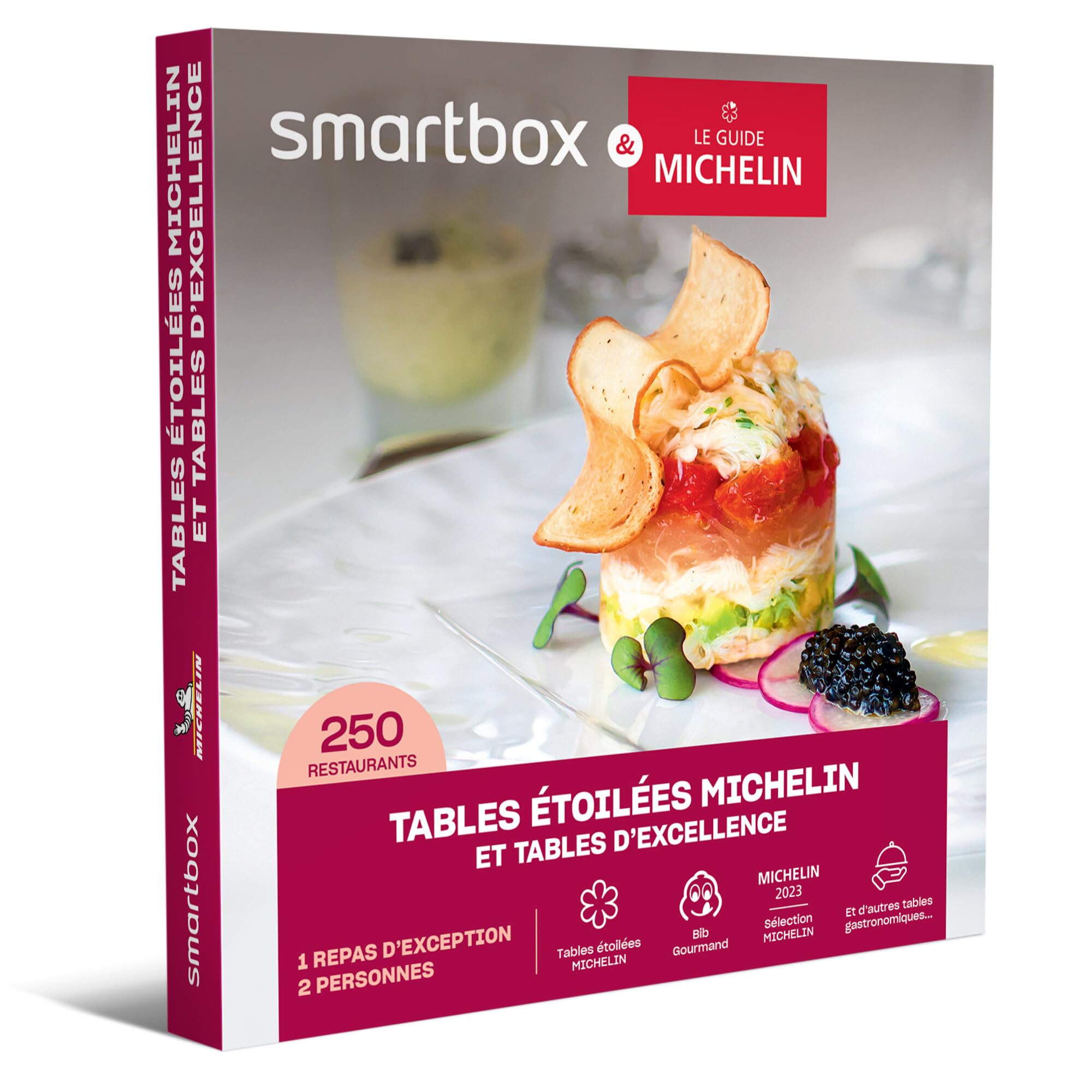 Smartbox - Coffret cadeau Repas gastronomique d'exception pour 2 personnes - Idée cadeau gourmet