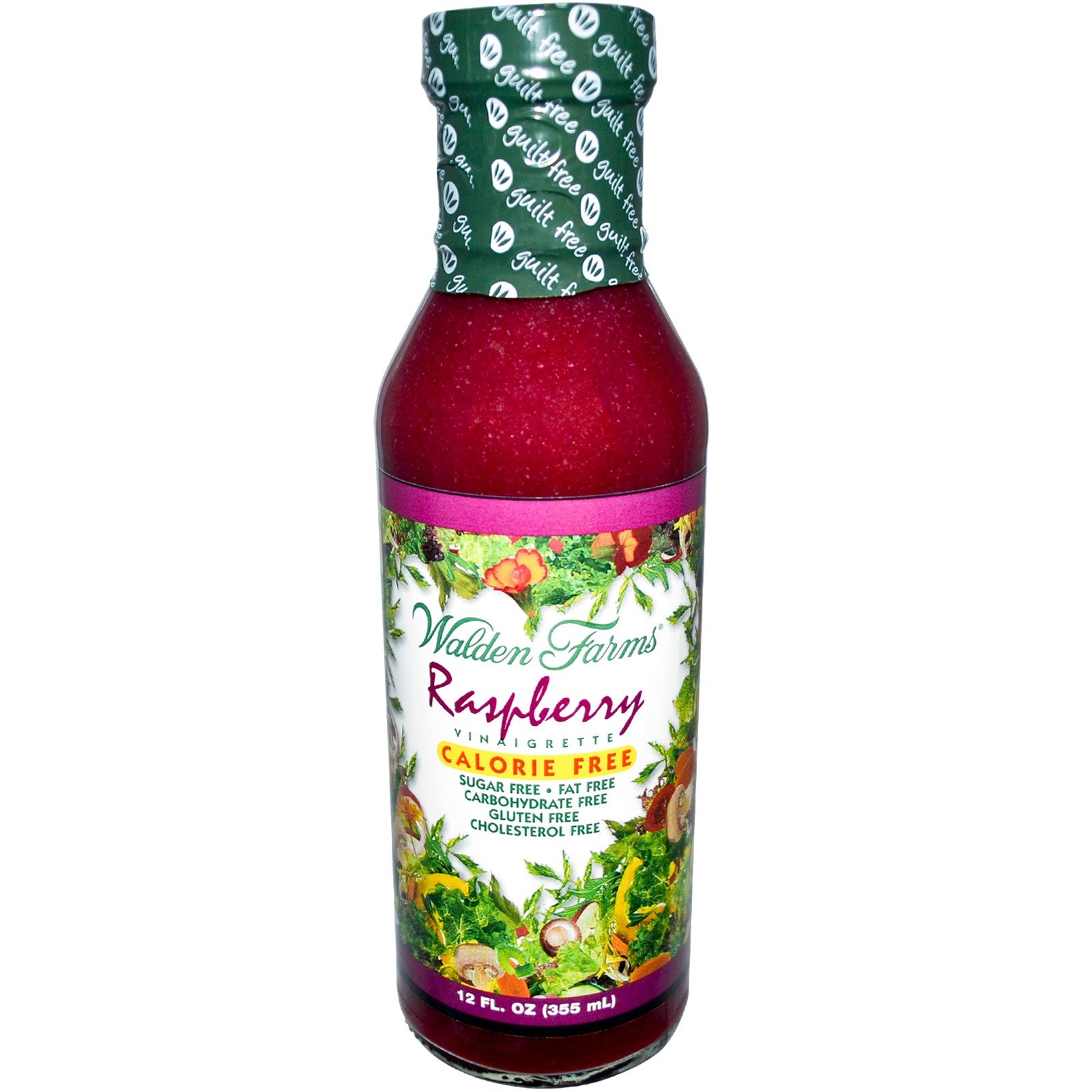 Walden Farms Raspberry Vinaigrette, 12 fl oz(Pack of 2)