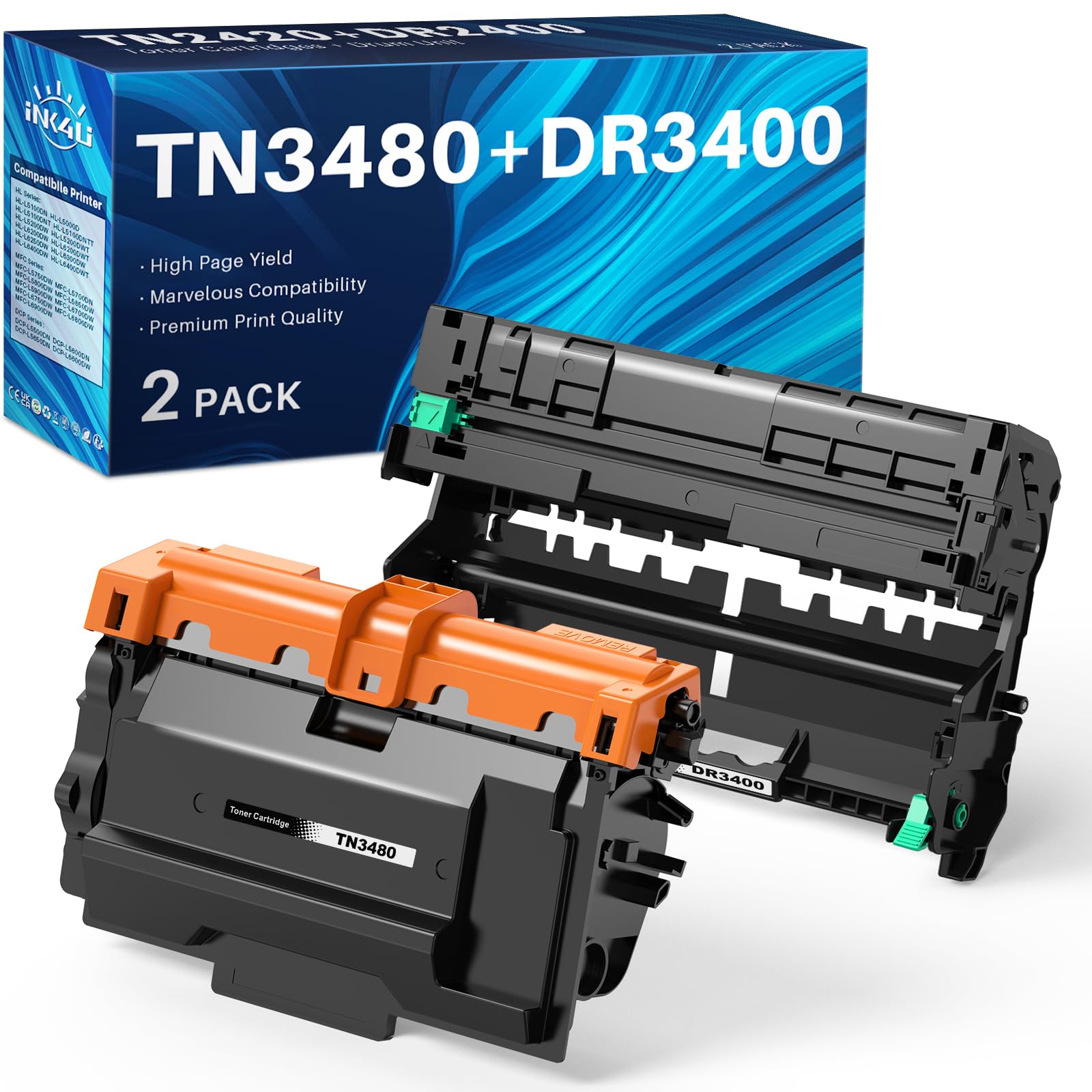 INK4U Kompatibel für Toner -1