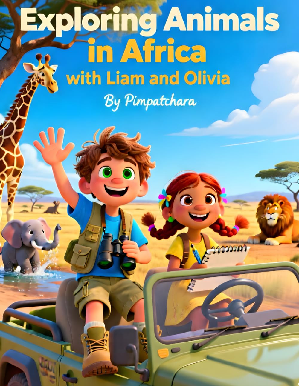 Exploring Animals in Africa with Liam and Olivia: An Educational Children’s Book Story for Kids Ages 4–8 about African Safari Animals, Learning, and Adventure