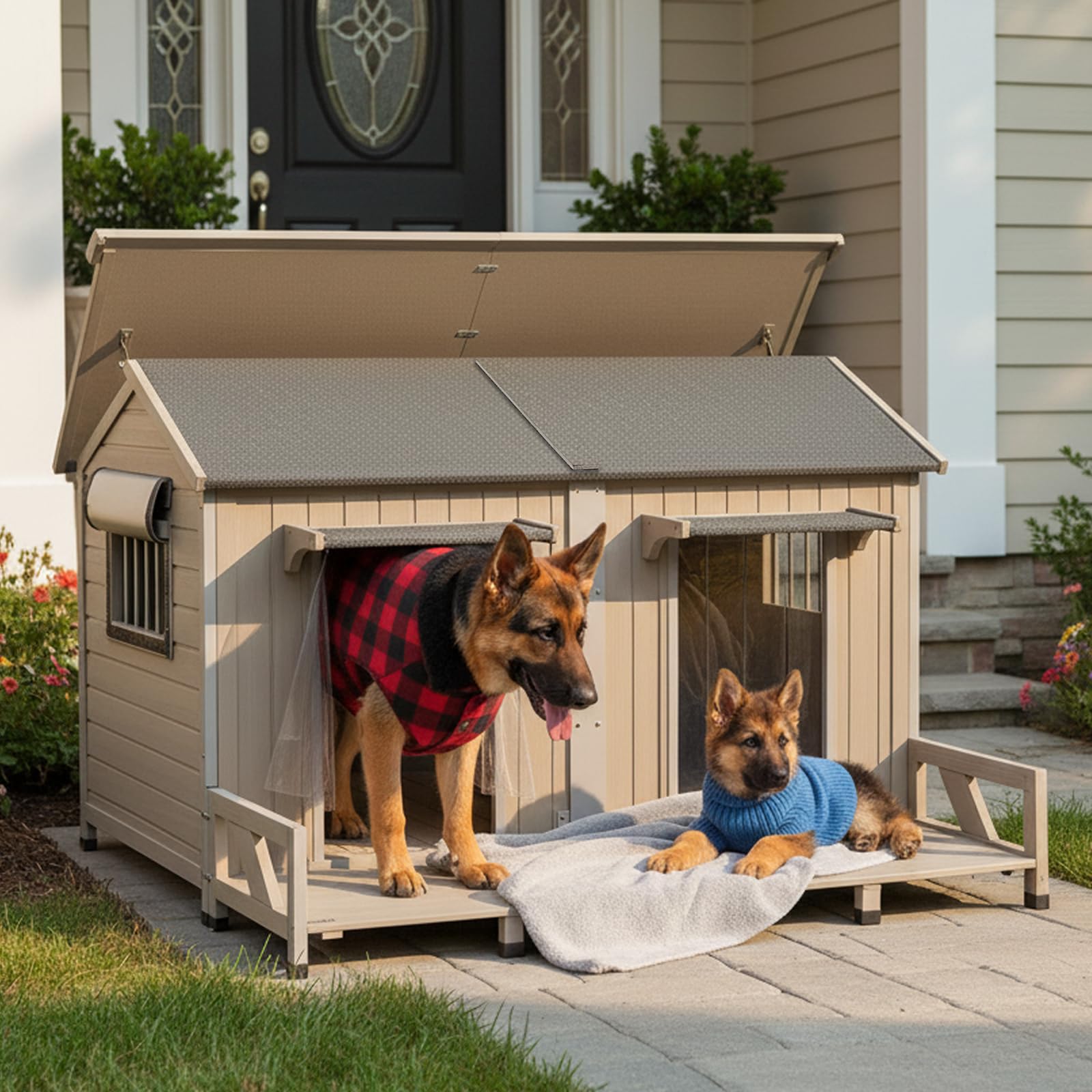Magazoopet XL Double Dog House