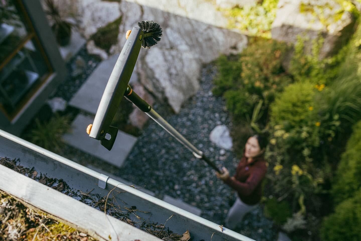 Fiskars OneClick Gutter Cleaner