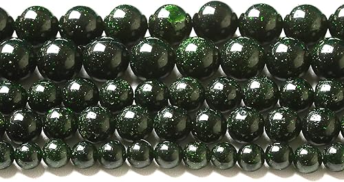 90 cuentas redondas sueltas de piedra arenisca verde natural de 0.157 in, cuentas de piedra curativa energética, para hacer joyas, bricolaje,