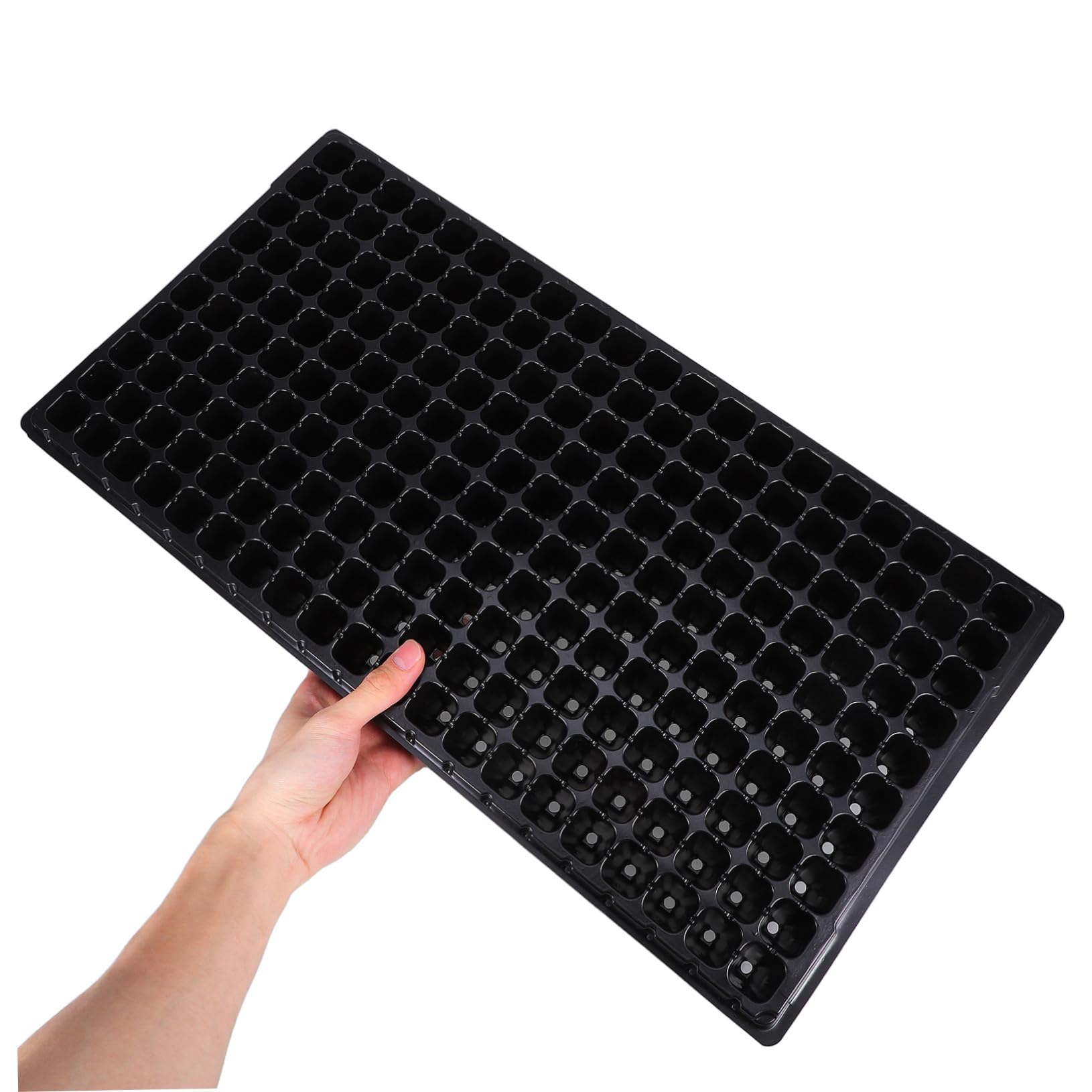 Veemoon Plateau de Germination PVC 200 Alvéoles, Lot de 10 pour Semis