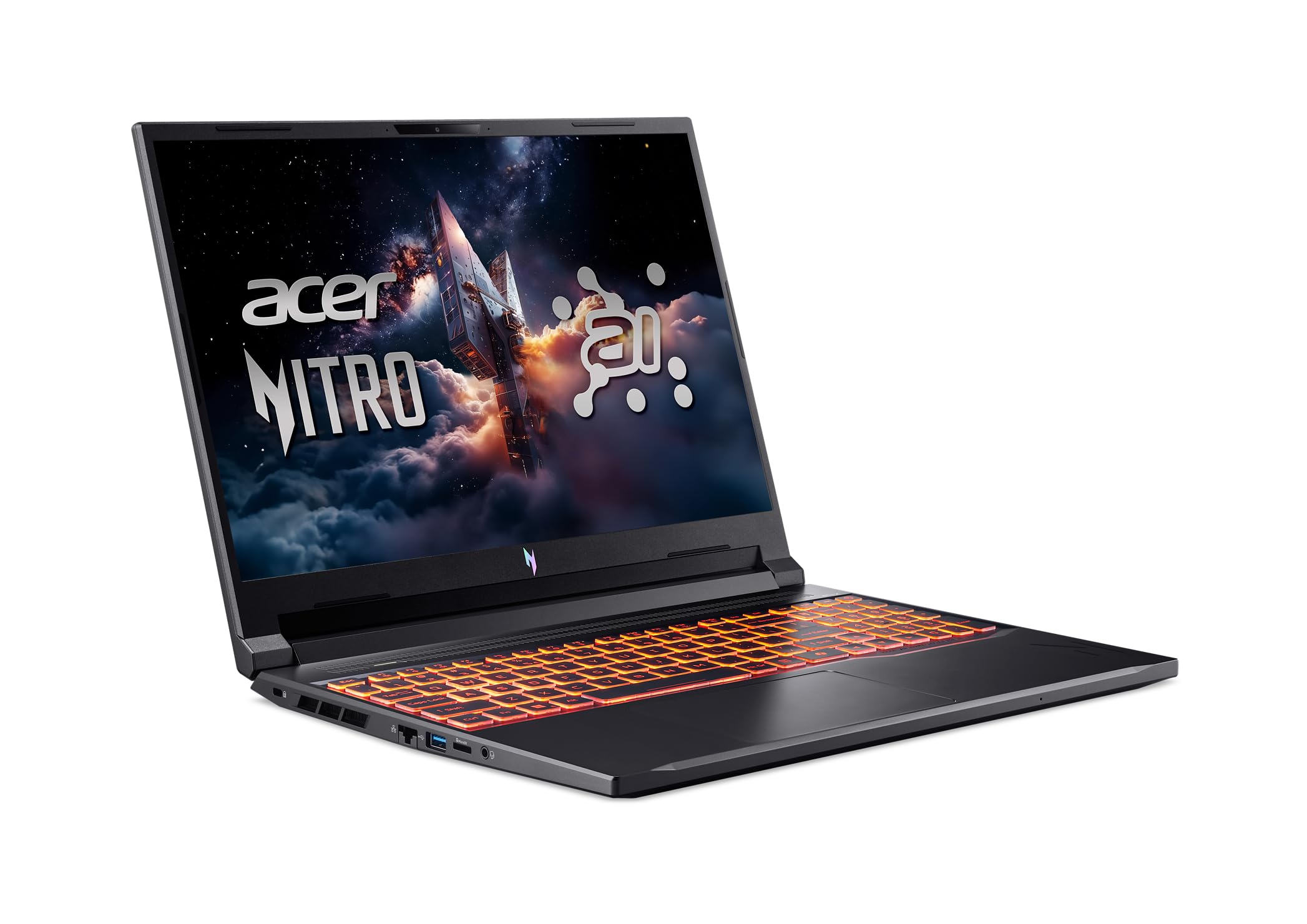 Acer Nitro V 16 AI Copilot+ PC Gaming Laptop | AMD Ryzen AI 5 340 Prozessor | NVIDIA GeForce RTX 5060 Laptop GPU | 16 Zoll WUXGA IPS 180Hz Display | 16GB DDR5 | 512GB Gen 4 SSD | Wi-Fi 6E | ANV16-61