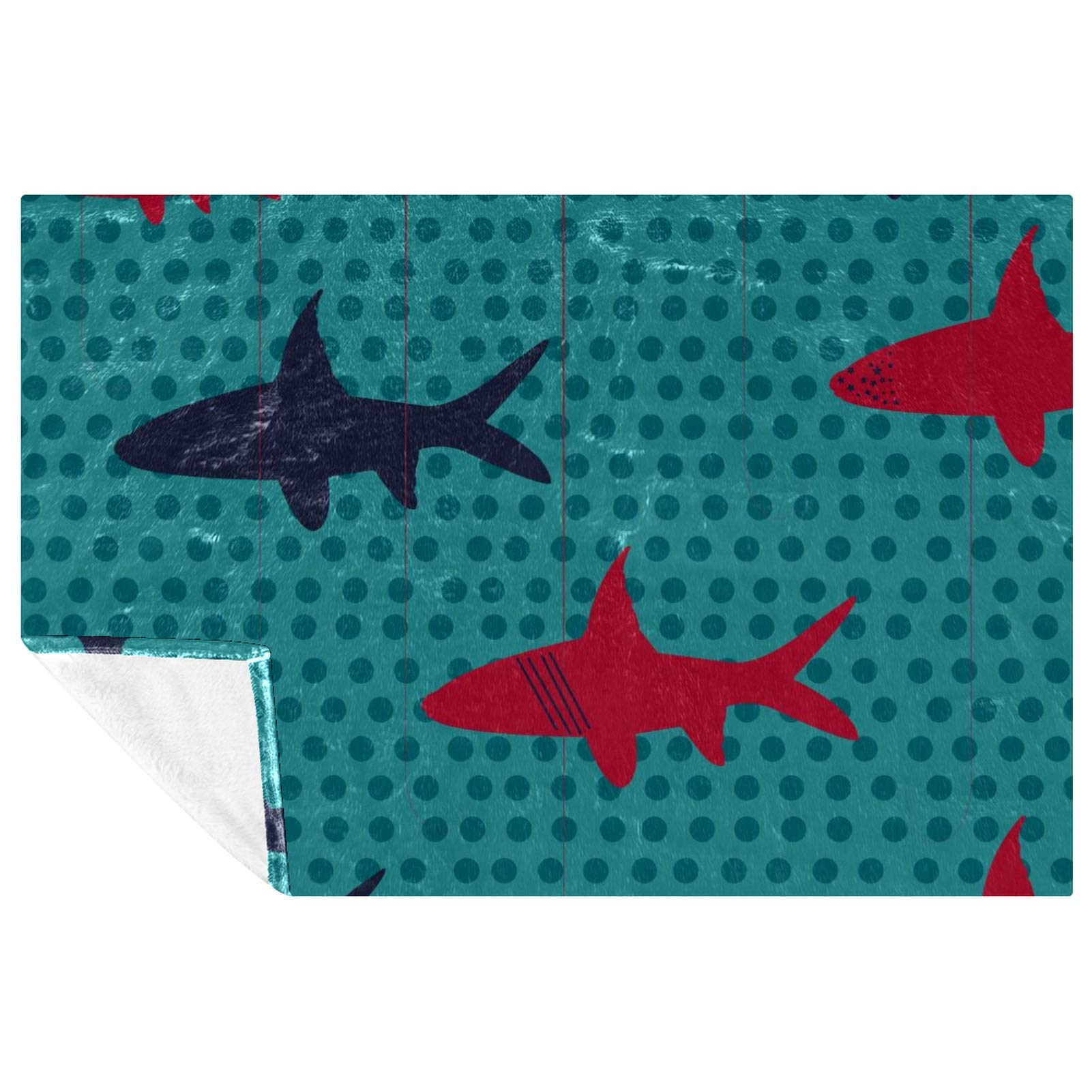 Couverture douce anti-froid pour canapé et lit | Plaid chaud motif pois