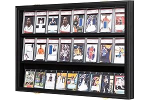 Lockable Sports Graded Card Display Cabinet