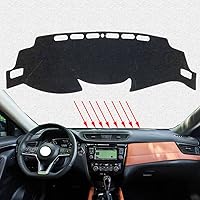 Vista 1 de Great-luck Alfombrilla para salpicadero, accesorios interiores personalizados, reduce el deslumbramiento, elimina las grietas para Nissan Rogue
