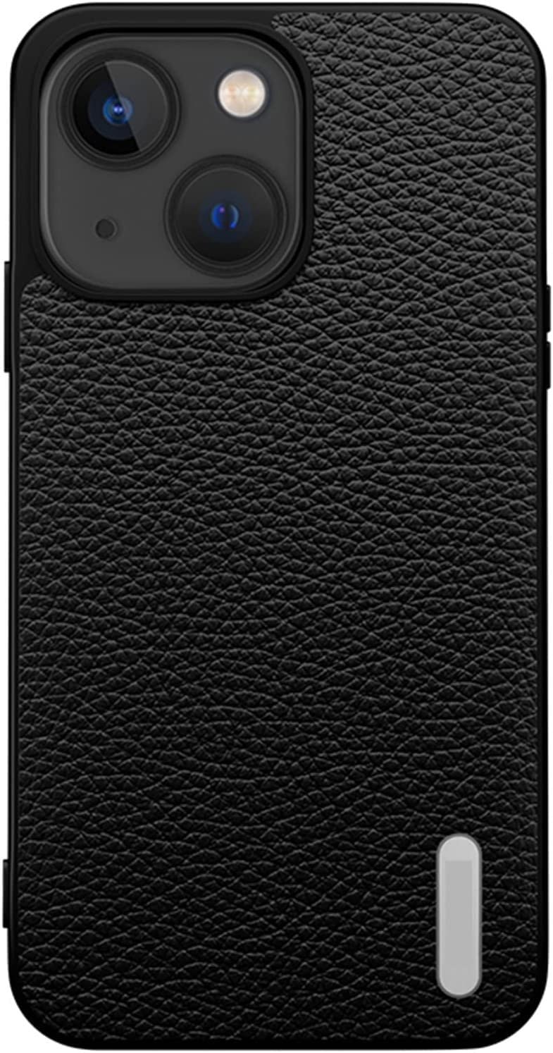 Funda de cuero de vaca para iPhone 13 Pro Max ultrafina y elegante 6