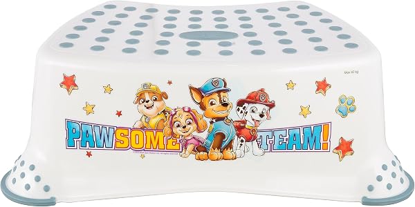 keeeper Paw Patrol Step Stool 3 to 14 Years Non-Slip Tomek White - 3