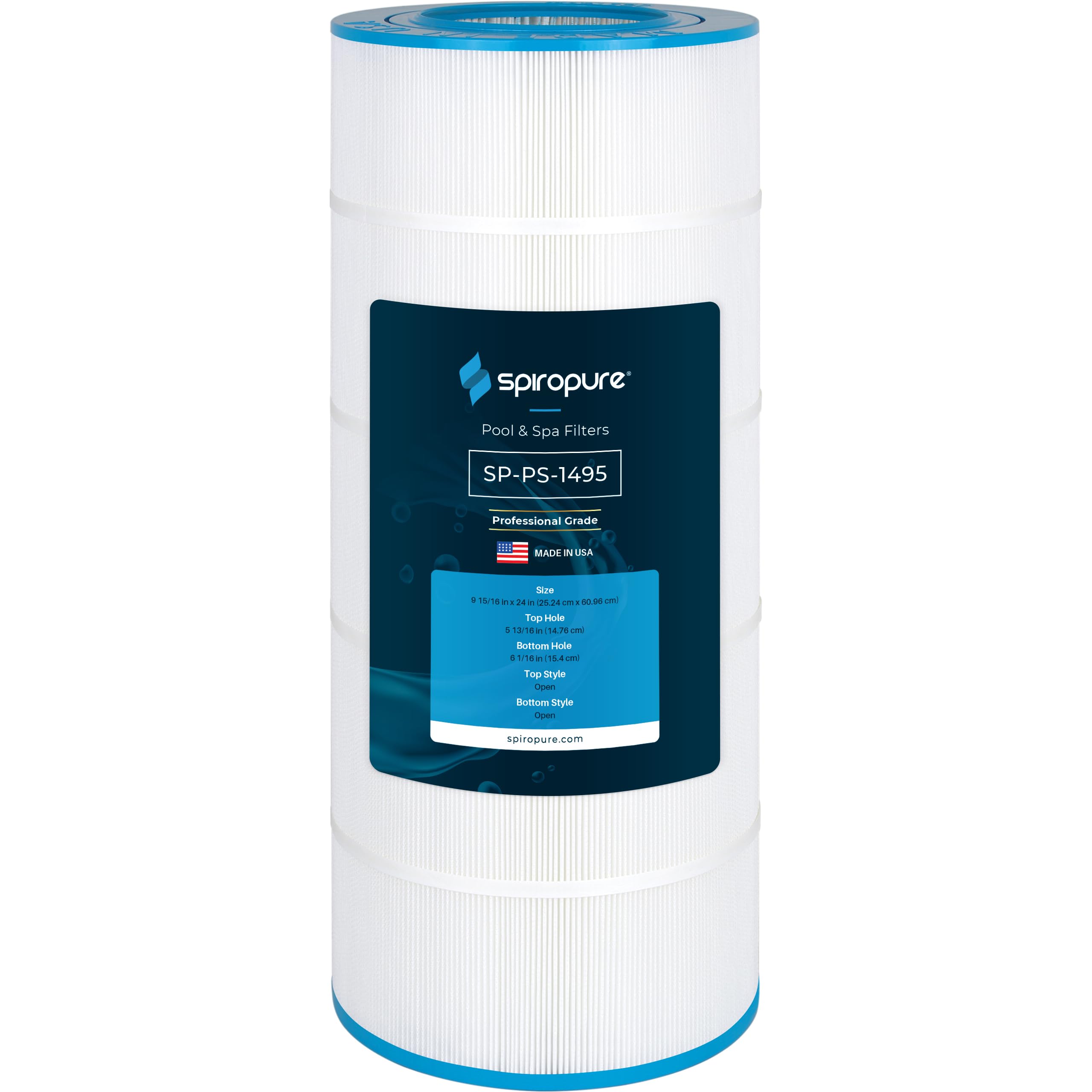 SpiroPure Replacement for Pleatco PJ150 Filbur FC-1495 Unicel C-9478 Jacuzzi Brothers 42-3537-06-R 42-3508-01-R Hot Tub Spa Pool Replacement Cartridge-image-21