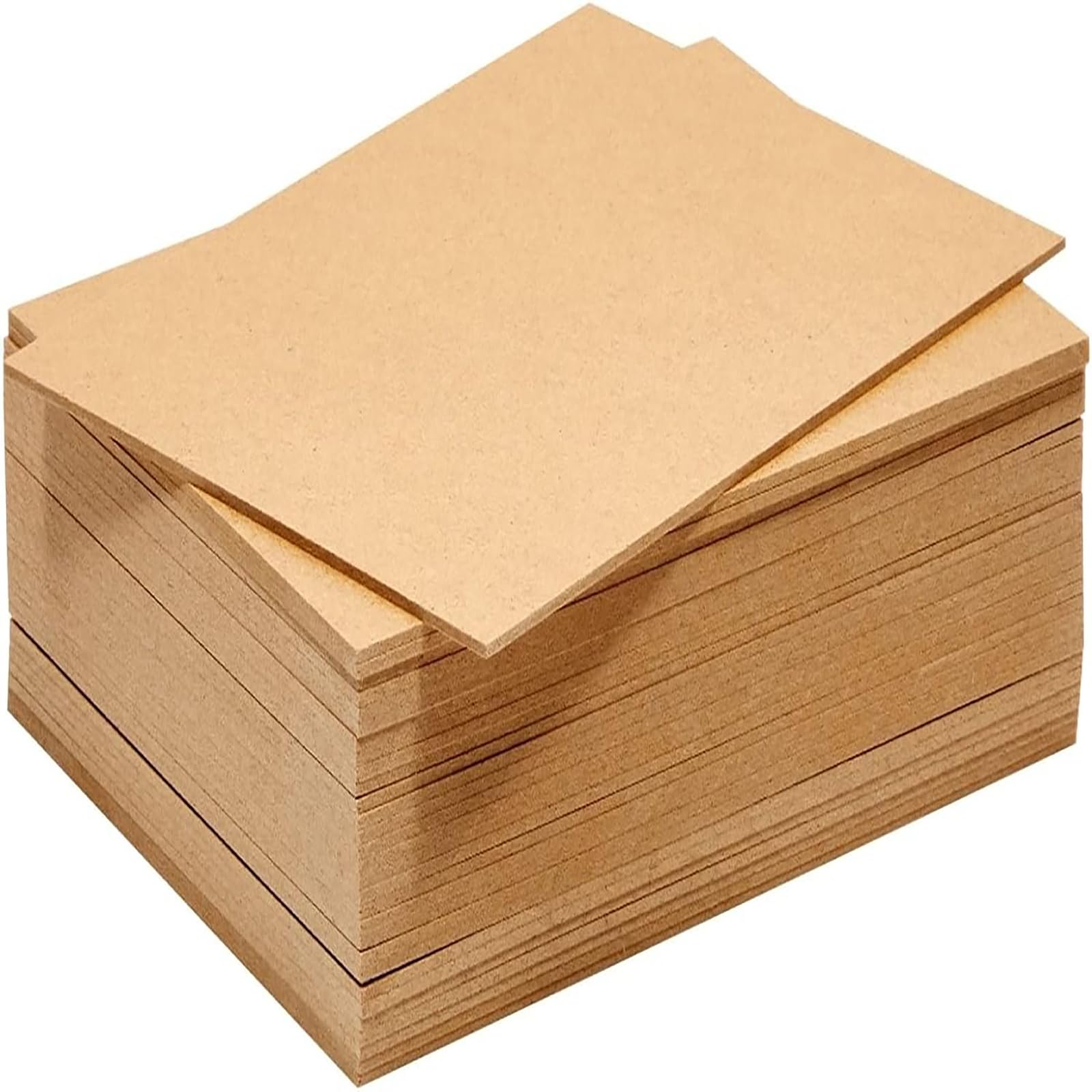 COYOUCO 50 Pieces of 50mm*50mm Square Wood Sheets, Thickness 2mm-8mm for DIY Crafts,Hand Carving, Wood Product Decoration,5mm