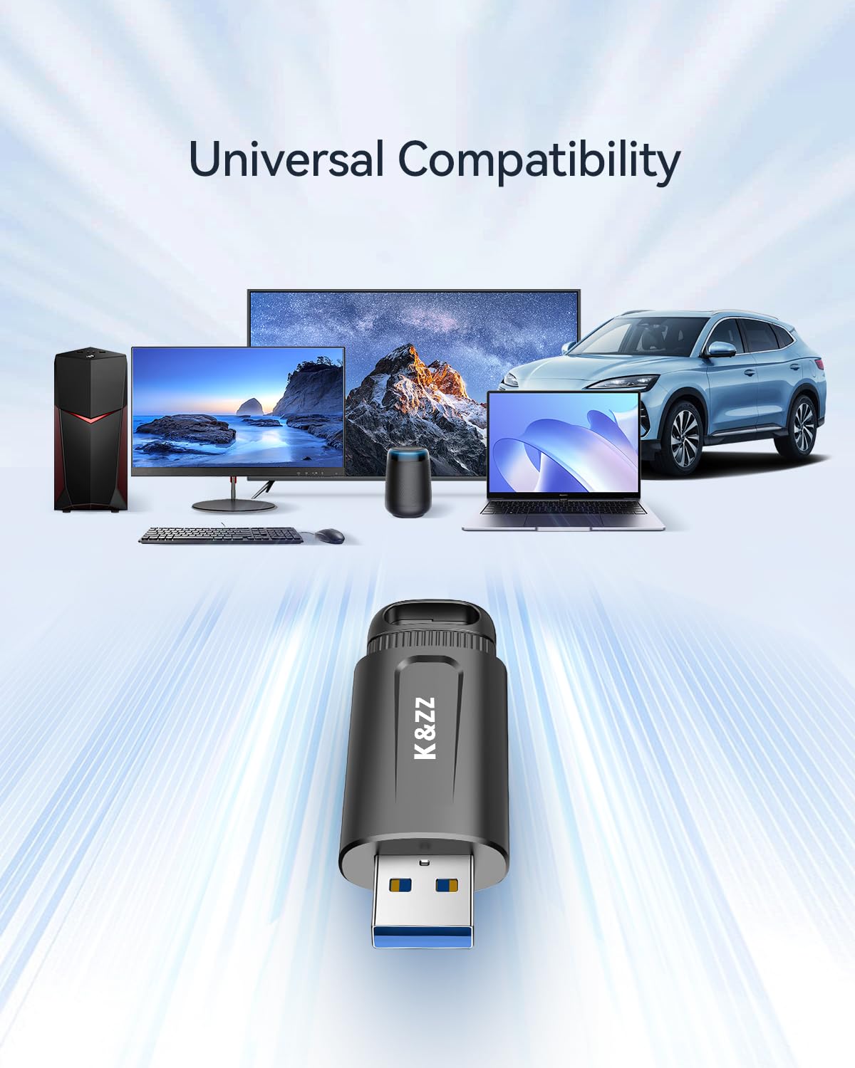 K&ZZ Unidades flash USB de 32 GB, paquete de 5 unidades retráctiles de 32 GB, memoria USB 3.0 para laptop, tableta, Smart TV (colores mezclados, 5 piezas)