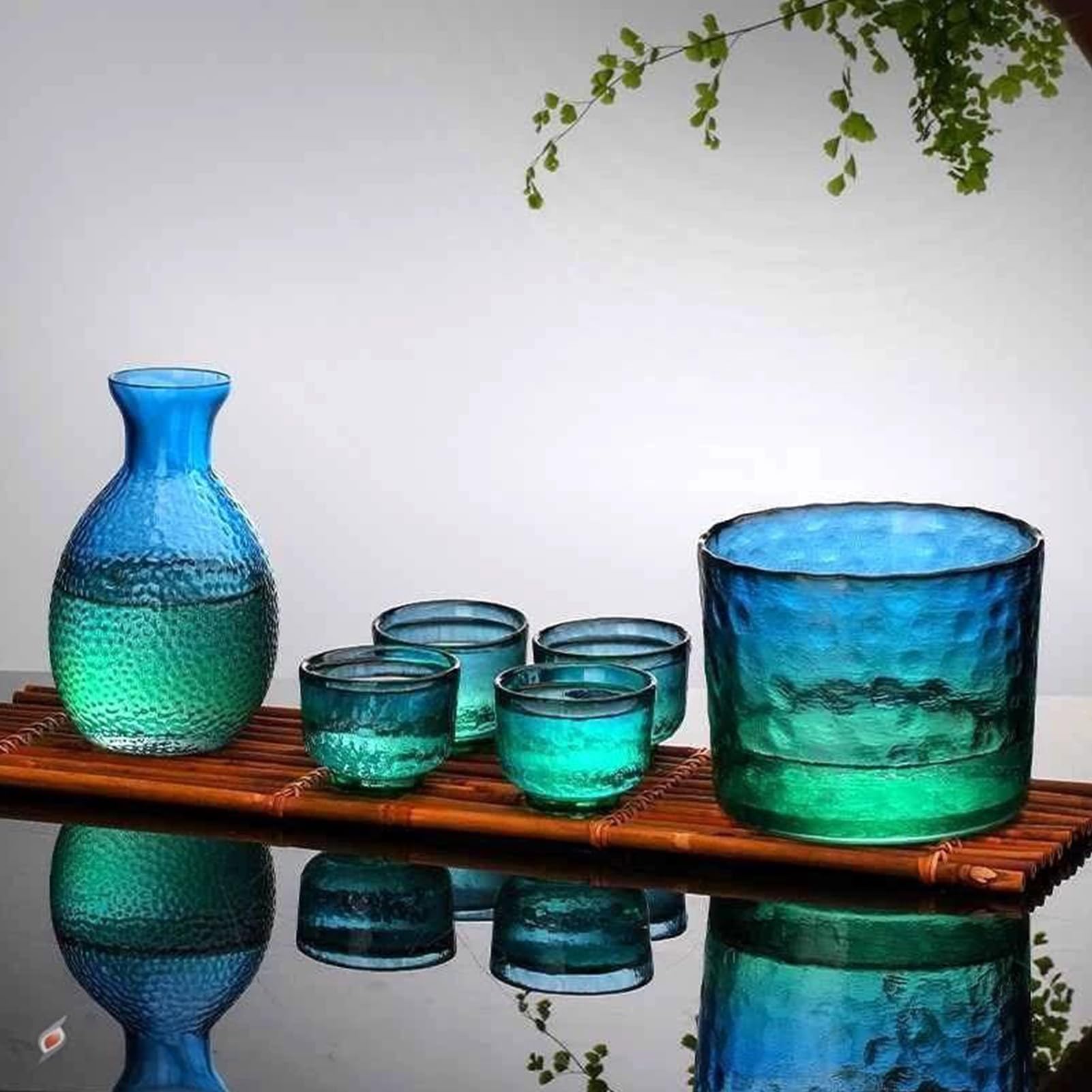 Ensemble De Tasses À Saké Verres À Boire En Verre Du Japon