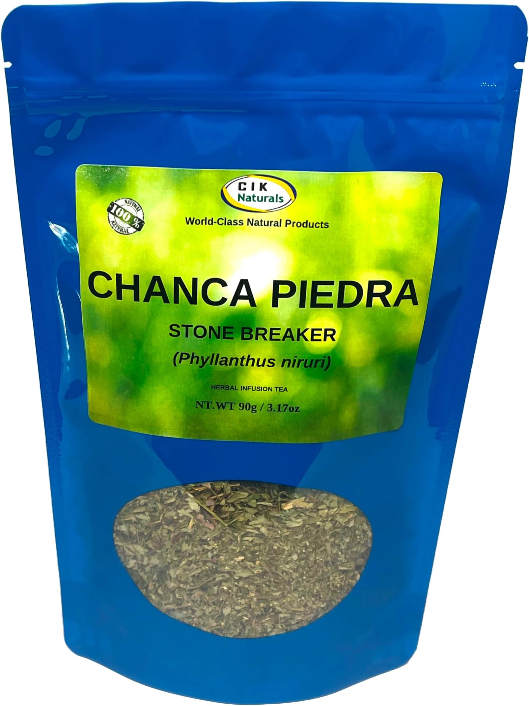 CIK Naturals Chanca Piedra Stonebreaker Herbal Infusion Tea Gale of the Wind Value (90g) Zip Lock