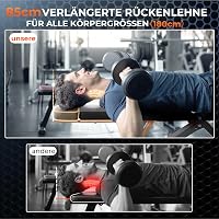 Bonvork Állítható Edzőpad 400 kg Terhelhetőséggel - Összecsukható Súlyzópad Otthoni Edzőteremhez, Robusztus Acél Váz, Teljes Test Tréninghez 3
