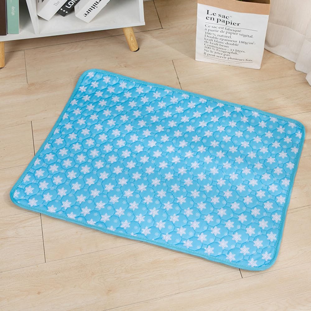Chickwin Reusable Puppy Pads, Absorbent Puppy Training Pads Washable Dog Training Pads, Non-Slip Large Pee Pads Dogs for Travel, Car, Home (90x150cm(2Pack),Snowflake)