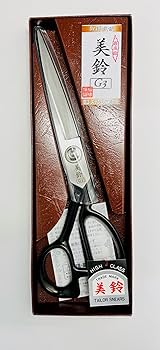 Amazon.co.jp: 美鈴 G3 裁ち鋏 ラシャ切ばさみ 606 銀紙3号