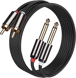 9.8 Feet RCA to 1/4 Cable