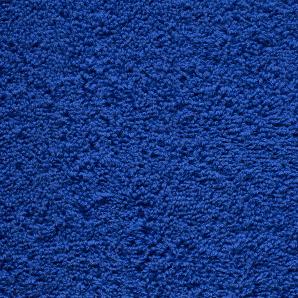 8-TLG. Premium-Handtuch-Set SOLUND Blau 600 g/m² für Bad, Dusche, Sauna, Spa, Fitness, Reise, Hotel, WC, Hand- und Körperpflege, vielseitig, saugfähig, langlebig, maschinenwaschbar