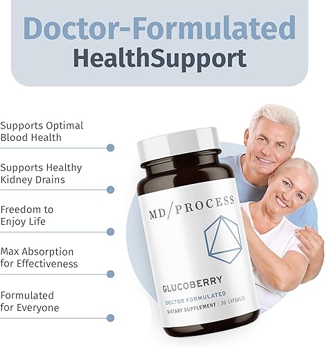 Miniatura 6 de GlucoBerry Maqui Berry Extracto con picolinato de cromo para apoyo a la salud de la sangre, con biotina y Gymnema Sylvestre - Formulado por médicos,