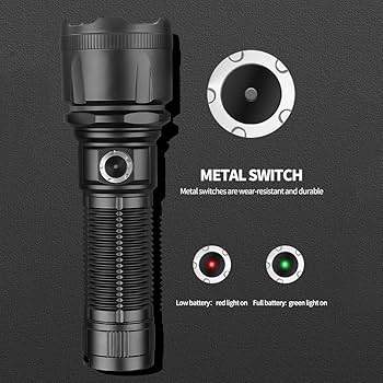 Amazon.co.jp: 懐中電灯強力LED ハンディライト超高輝度1200LM