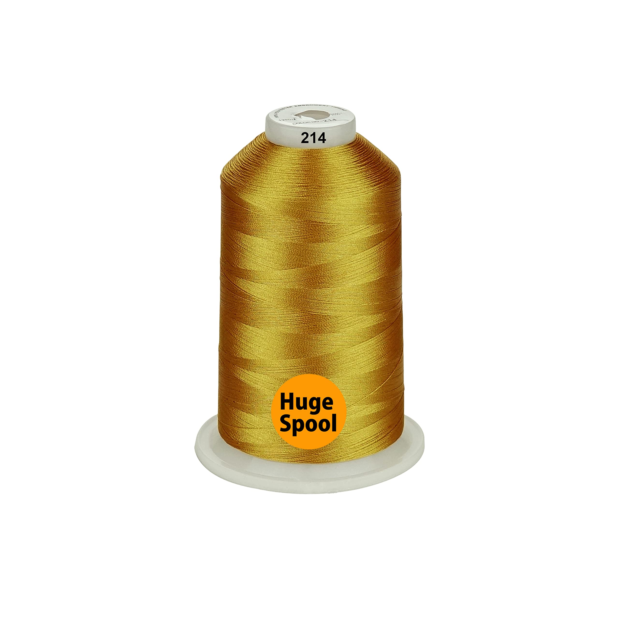 Simthread - 26 Auswahlen - Packungen von Polyester-Stickmaschinengarn, riesige Spule 5500Y für Näh-Stickmaschinen - Golden Series
