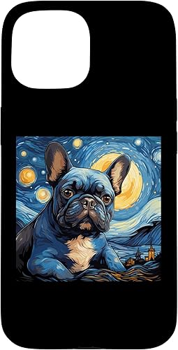 Miniatura 10 de Funda para iPhone 14 Plus Van Gogh Dog Bulldog Francés