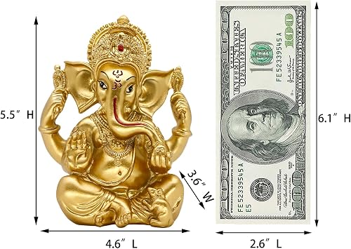 BangBangDa Hindu God Lord Ganesha Statue for Diwali Pooja Item