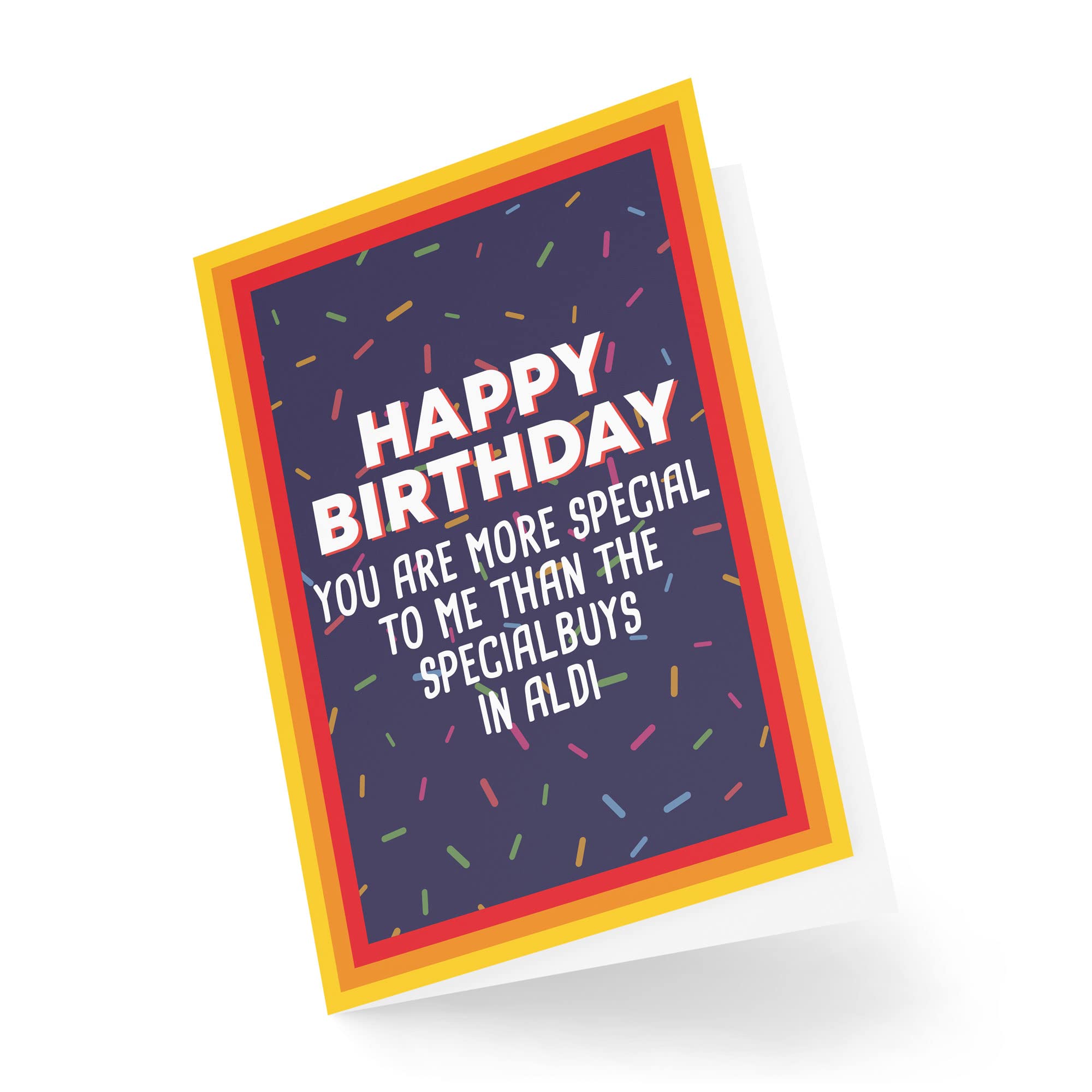 Tongue in Peach Divertenti biglietti di compleanno | 50 & Still A Card | Banter Joke Novità Umorismo Scuro Giurare Insulto Per Lui Il suo Milestone Compleanno collega | CBH1132