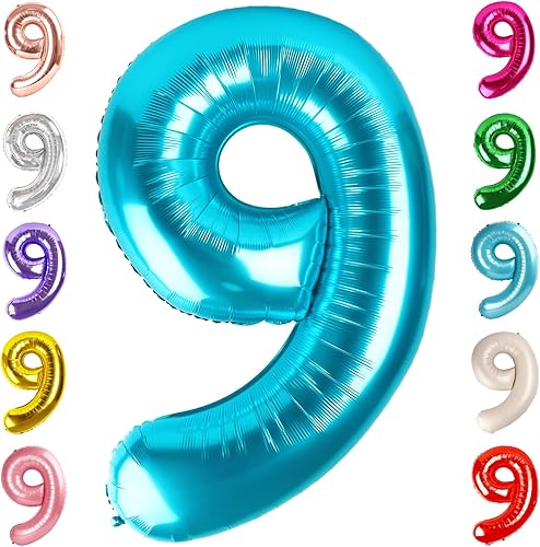 Vista 215 de Globos del números 0 de 40 pulgadas para formar los números 10, 20, 30, 40, 50, 60, 70, 80, 90, 100, para decoración de cumpleaños, bodas, eventos