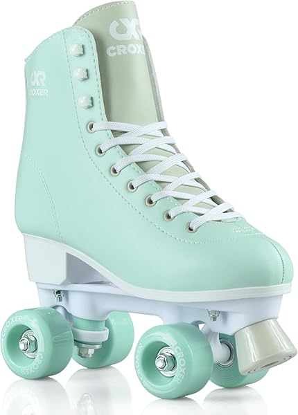 Lea - Patines de Ruedas, Color Verde y Rosa - 2