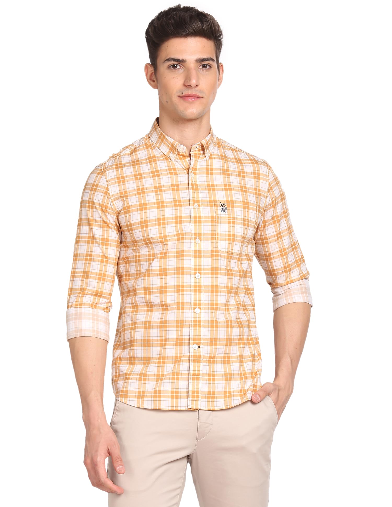 u.s. polo assn. Men's Cotton Regular Fit Shirt-picture-10