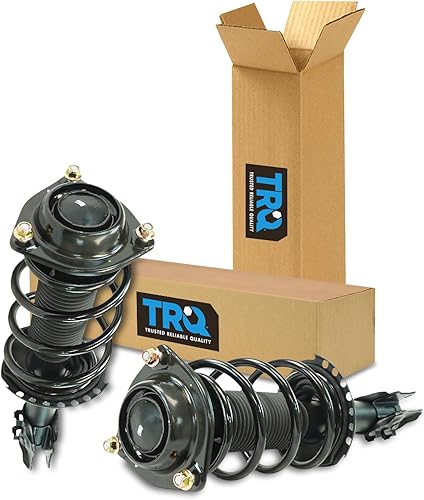 Miniatura 30 de TRQ - Conjunto de puntal delantero y resorte helicoidal (lados del conductor y del pasajero), para auto