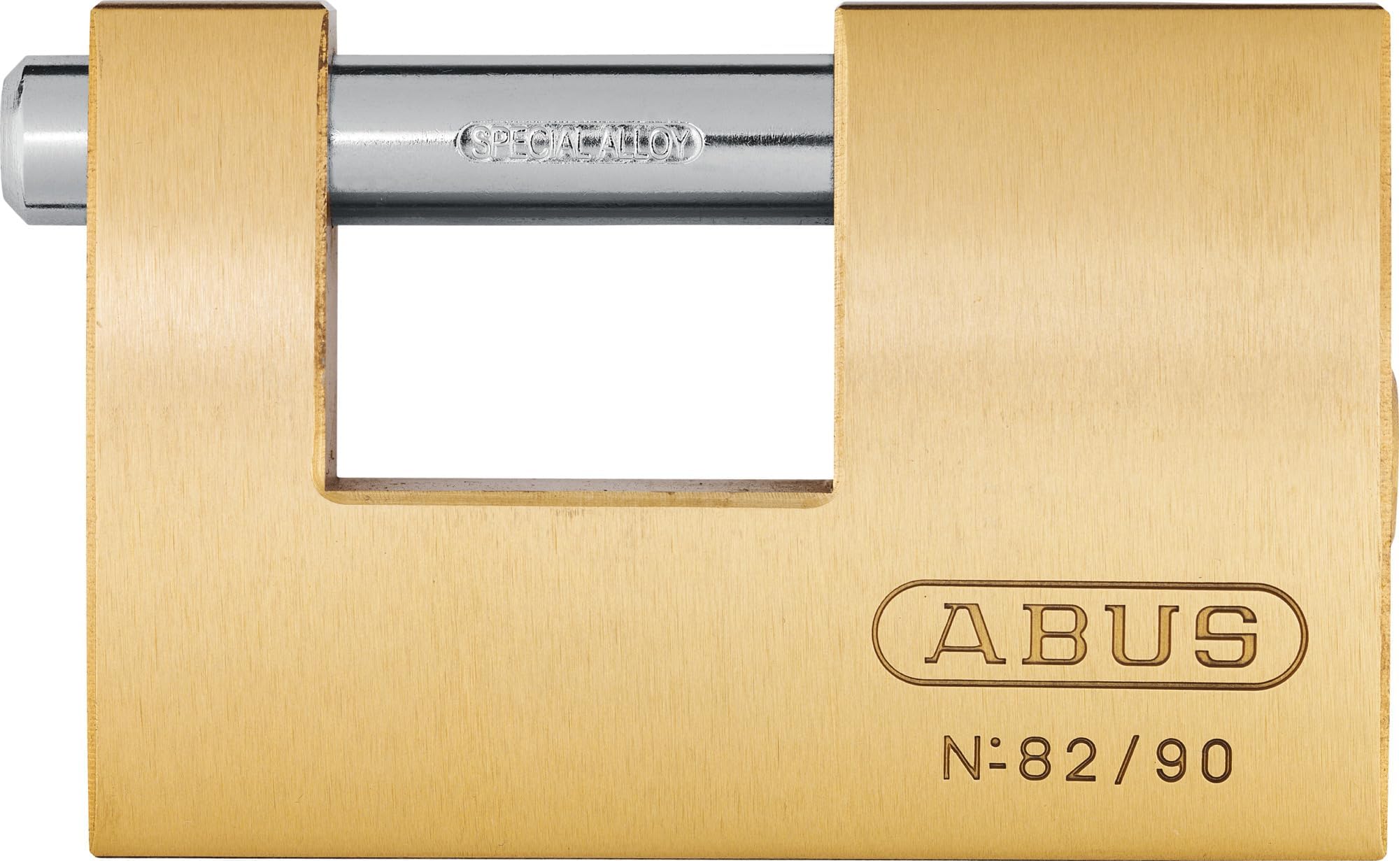 ABUS 11492 Monoblock Brass Shutter Padlock