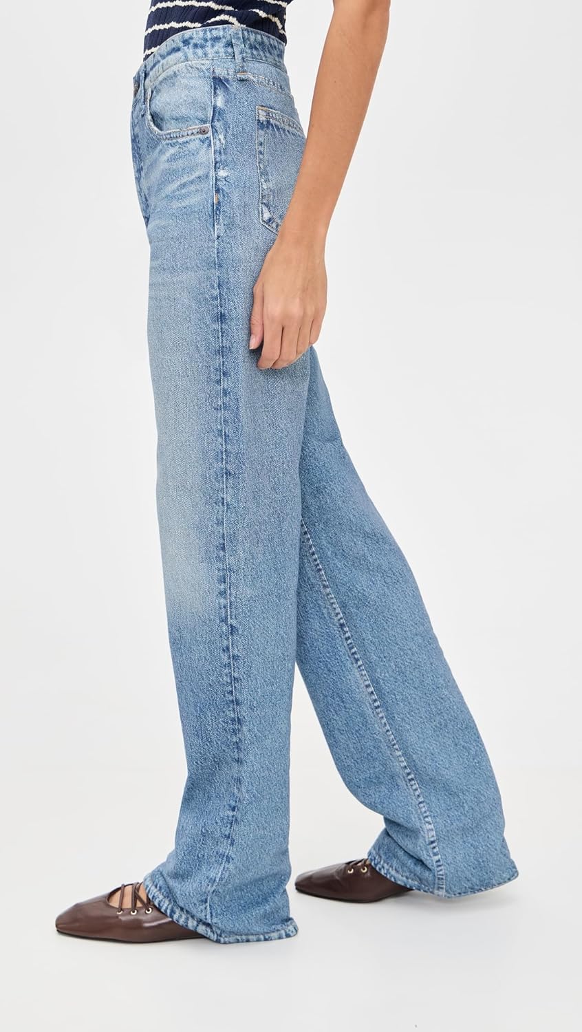 rag & bone Women's Miramar Terry Shea Straight Pants - Image 4