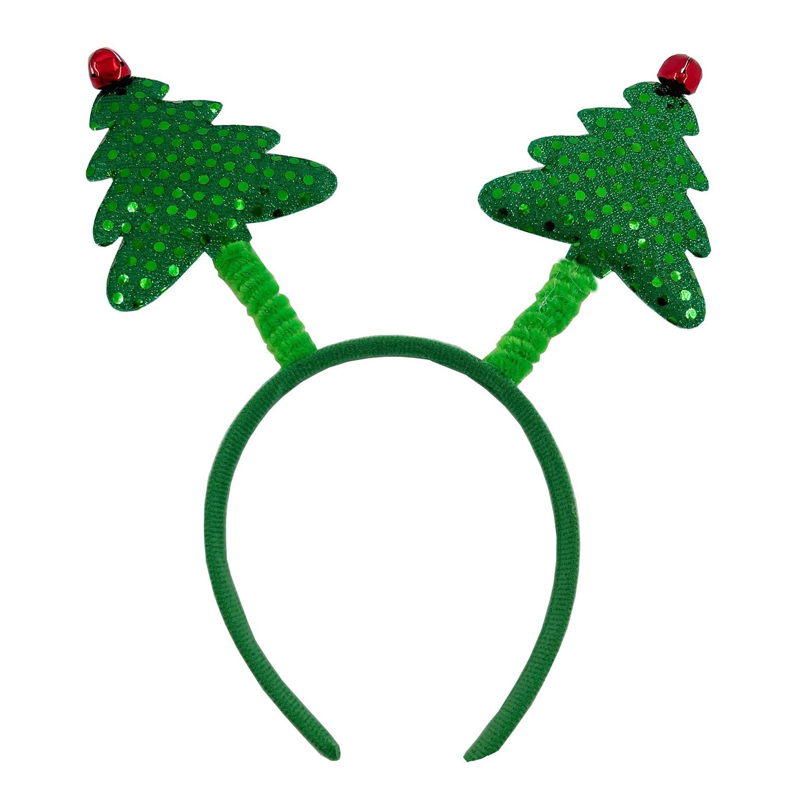 Maxtonser Christmas Tree Sequins Headband Festival Hair Hoop Party Headpiece Halloween Party Costume Unisex