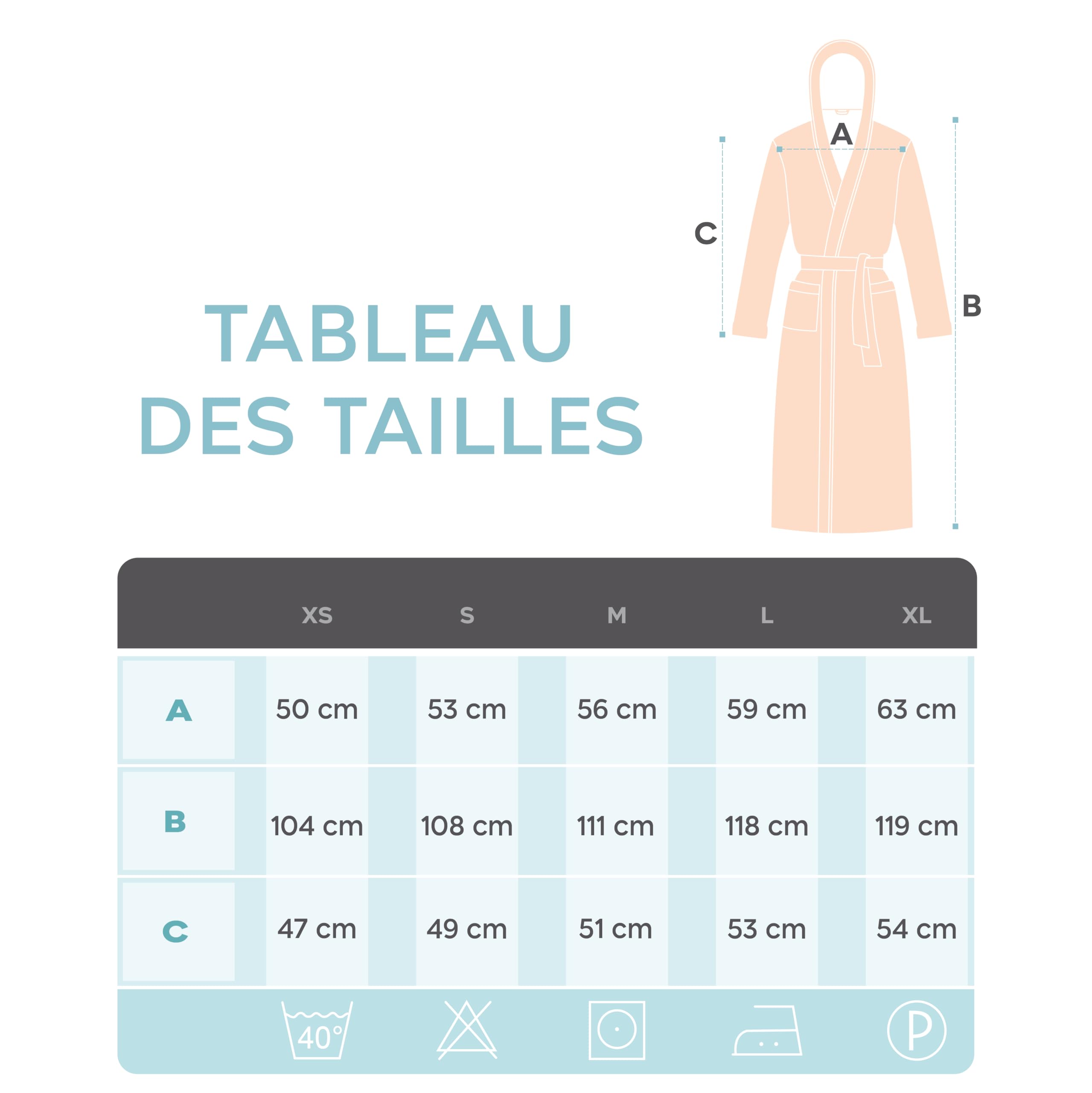 Twinzen Peignoir de Bain Femme - XS, S, M, L, XL - 100% Coton avec Capuche - Certifié OEKO-TEX® - Robe de Chambre Eponge 2 Poches, Ceinture - Doux, Absorbant et Confort
