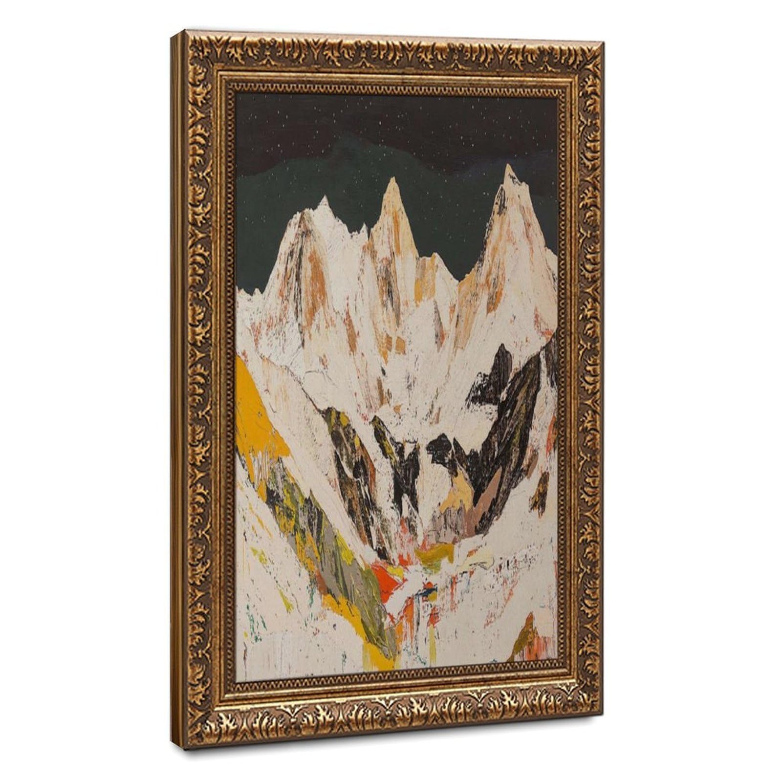 Bareronor Abstract Mountain Poster Canvas Poster Bedroom Decor Landscape Office Room Decor Gift 20" L X 30" W