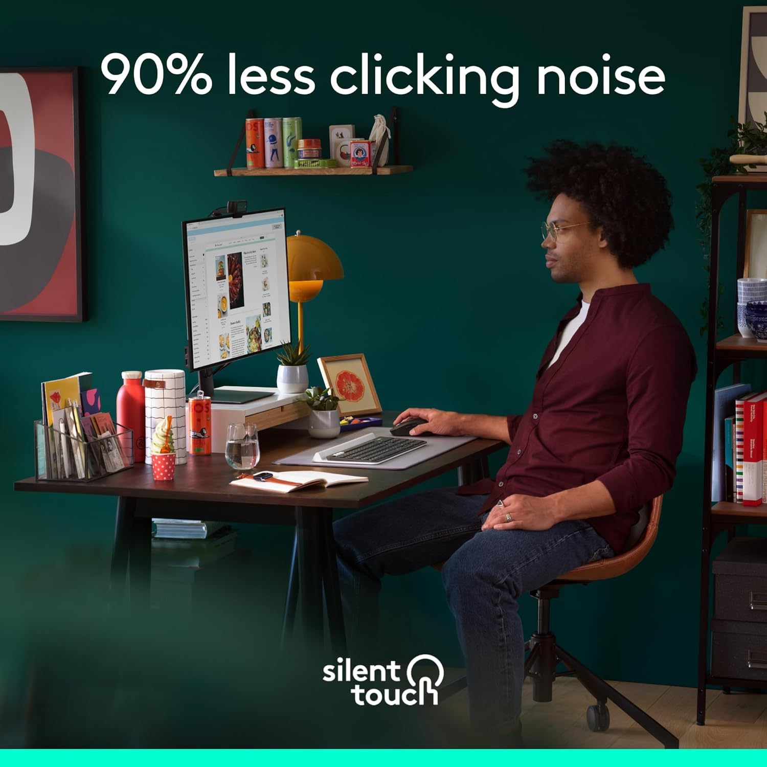 Logitech Signature M650 L - Mouse inalámbrico de tamaño completo, para manos de gran tamaño, batería de 2 años, clics silenciosos, botones laterales personalizables, Bluetooth (Reacondicionado)