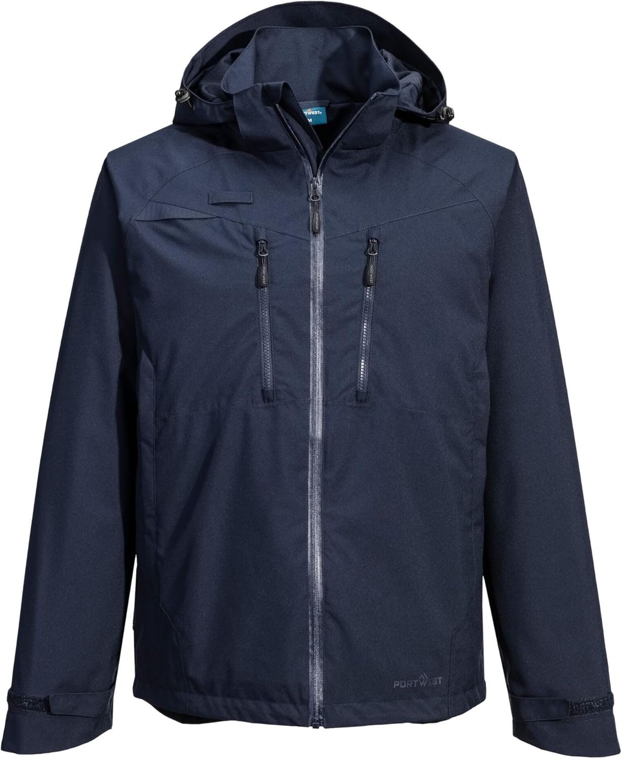 Portwest DX463 Men's DX4 Waterproof Rain Jacket Hooded with Pockets