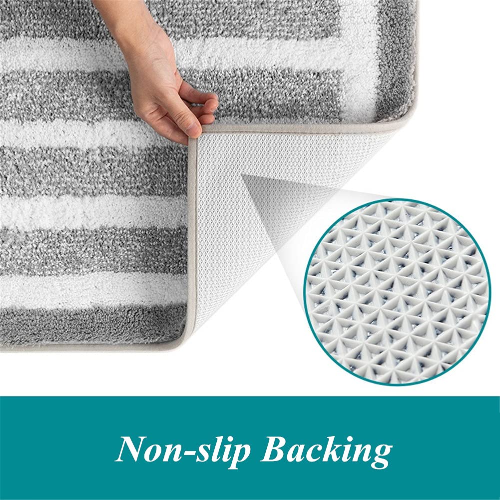 Tappeto Da Bagno In Peluche Ultra Morbido - Microfibra Assorbente, Antiscivolo E Lavabile, Lusso Per Casa - Foto 2