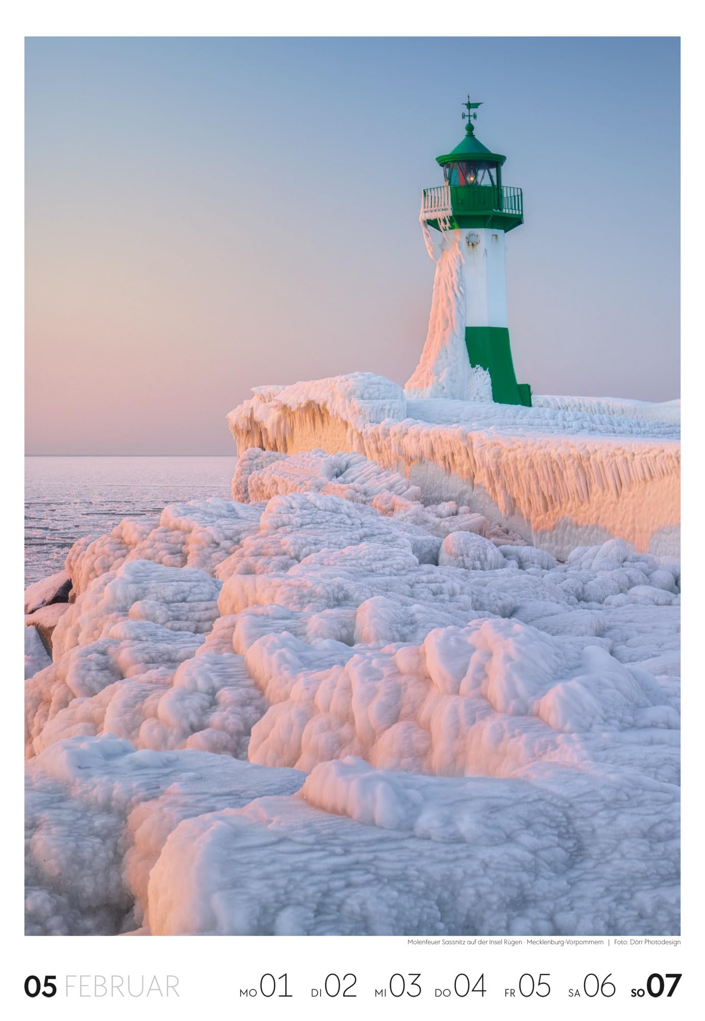 Küste Wochenkalender 2027: Meeres-Kalender mit 53 großformatigen Bildern im Hochformat (29x42 cm) | Strände der Ostsee und Nordsee in Deutschland