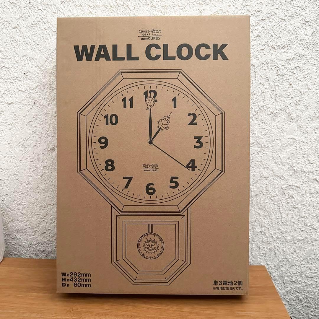 【美品】studio CLIP　コジコジ　振り子時計　COJI-COJIコラボ studio CLIP コジコジ 振り子時計 COJI-COJIコラボ