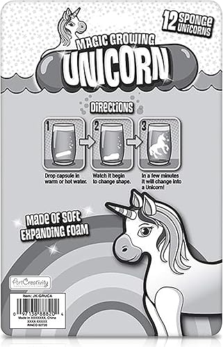 Miniatura 3 de ArtCreativity Magic Growing Capsules, 6 Theme Packs, 72 Capsules - Unicorn, Mermaid, Dinosaur, Sea Life, Wild, Farm Animal - Magic Grow Water Toys,
