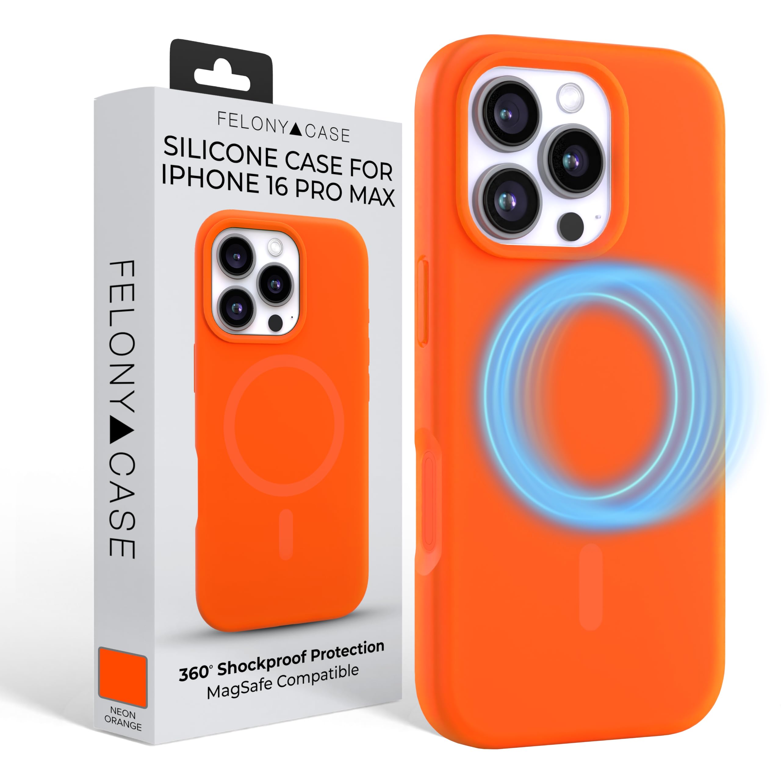 新商品サブ液晶付きGS Wear iPhone16プロマックス用ケース オレンジ Amazon.com: FELONY CASE for iPhone 16 Pro Max Silicone Case