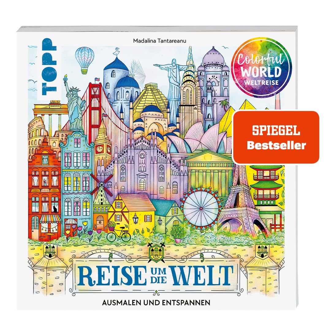 Colorful World - Reise um die Welt: Ausmalen & entspannen. Ausmalen für Erwachsene (Colorful World (Ausmalbücher))