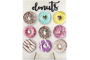 Wooden Donut Wall Rack Display