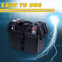 Vista 6 de BA 890, Caja de Batería para RV, Caja de Batería Inteligente para Motor de Pesca por Curricán, Centro de Energía con Conector Rápido de Batería