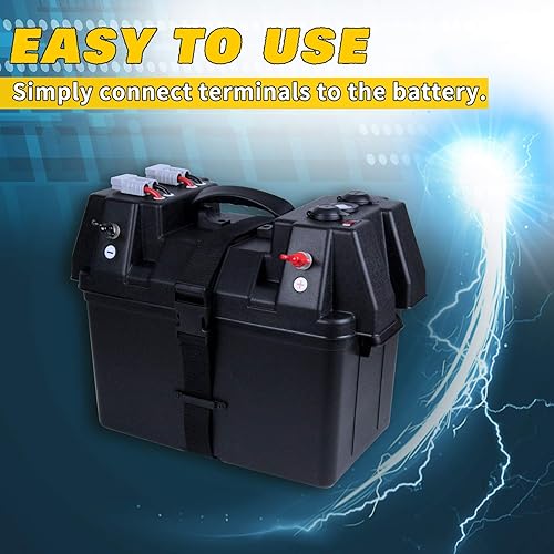 Miniatura 6 de BA 890, caja de batería de caravana, motor de arrastre, caja de batería inteligente, centro de energía con conector rápido de batería, medidor de